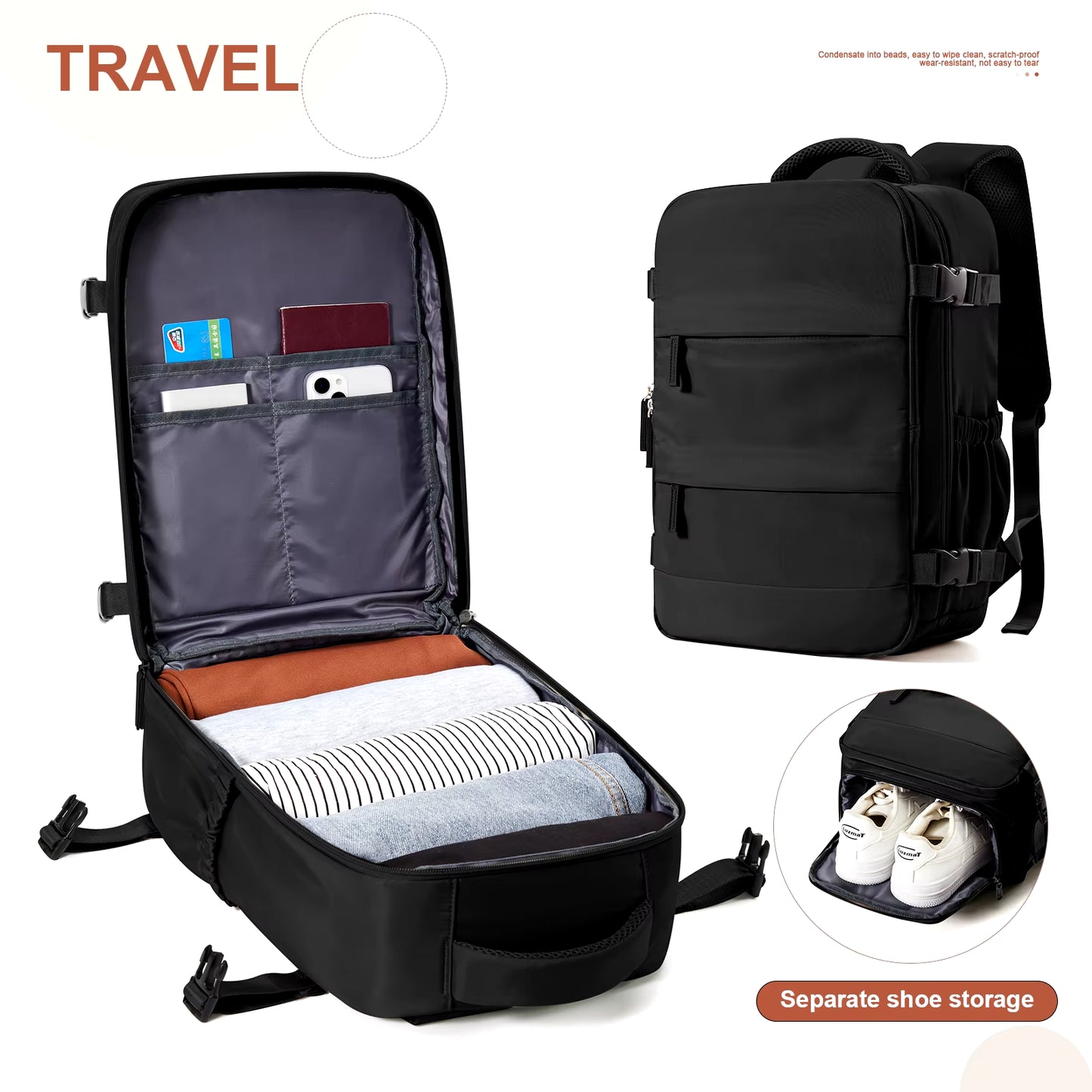 Ryanair Backpack 40X30X20 Cabin Bag Travel Backpack for Men Women Hand Luggage Leisure Laptop Backpack Mochila Para Viaje Cabina