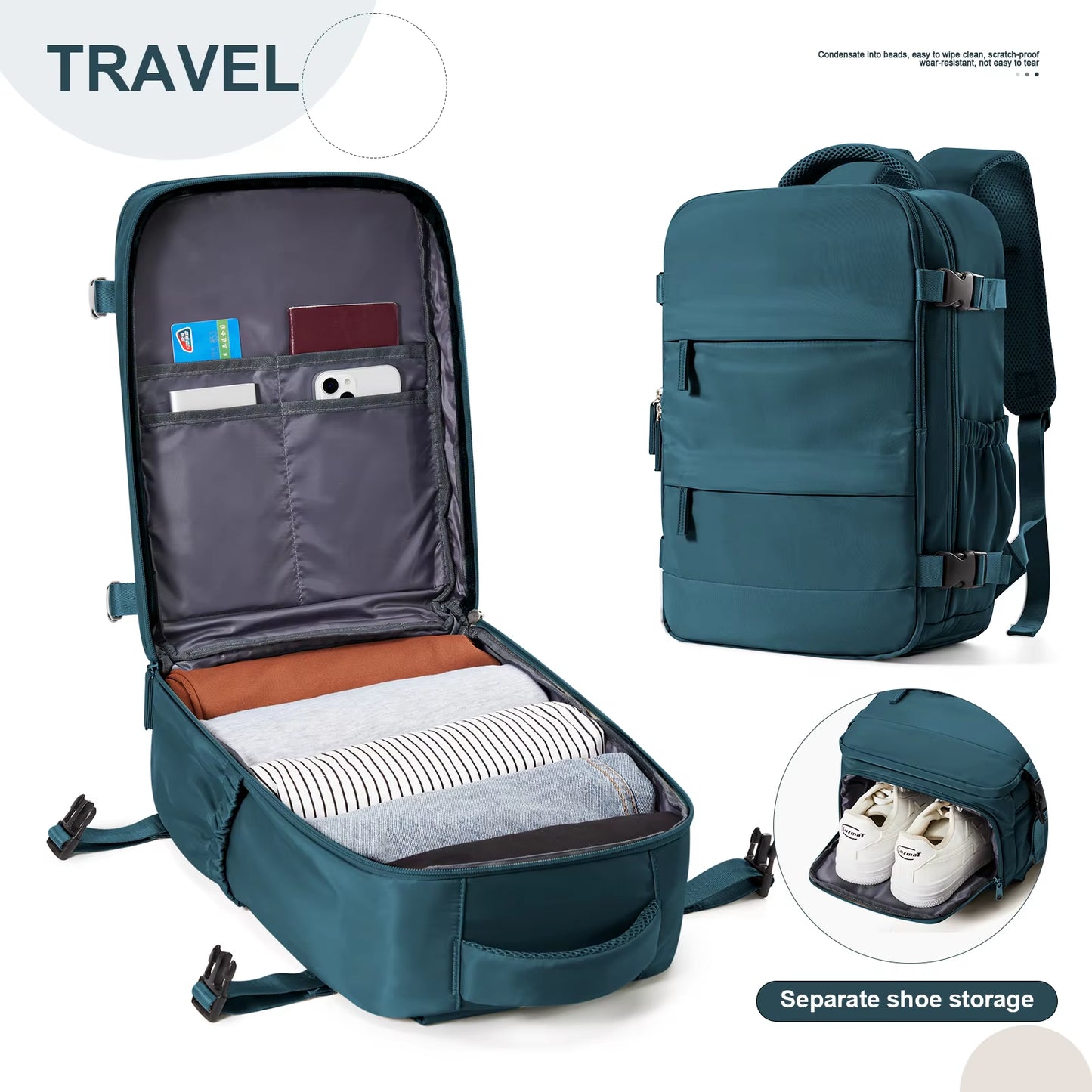 Ryanair Backpack 40X30X20 Cabin Bag Travel Backpack for Men Women Hand Luggage Leisure Laptop Backpack Mochila Para Viaje Cabina