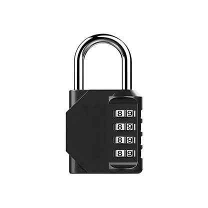 4-Digit Zinc Alloy Combination Lock Padlock Luggage Anti-Theft Weatherproof Security Outdoor Gym Safely Code Door Lock