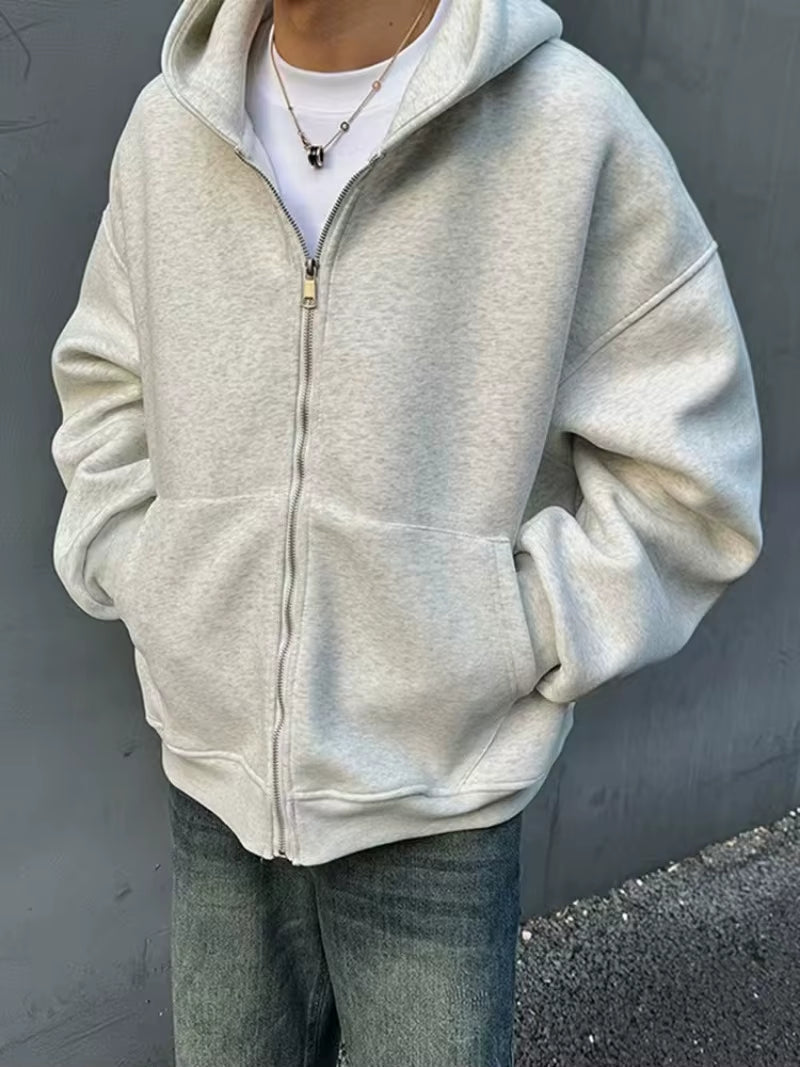 Streetwear Fashion Three-Dimensional Backpack Casual Hoodie Y2K Autumn Winter High Street Trend Punk Men'S Top Loose Sportswear