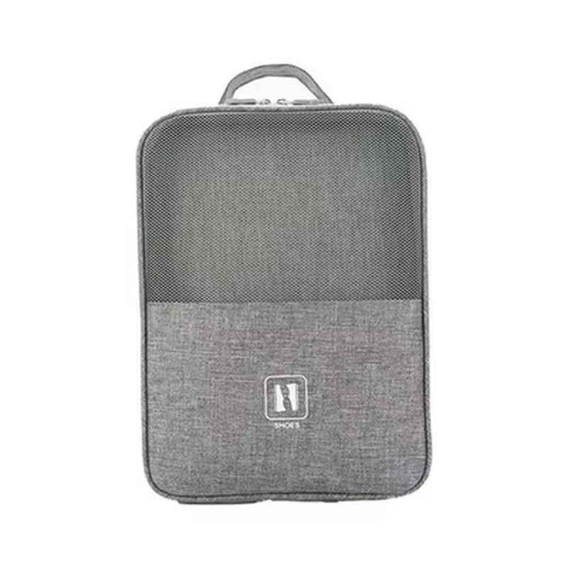 2023 Black Gray Portable Shoe Bag for Travel Waterproof Storage Organizer Fashion Suitcase Organizers Travel Shoes Storage Bag