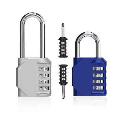 4-Digit Zinc Alloy Combination Lock Padlock Luggage Anti-Theft Weatherproof Security Outdoor Gym Safely Code Door Lock