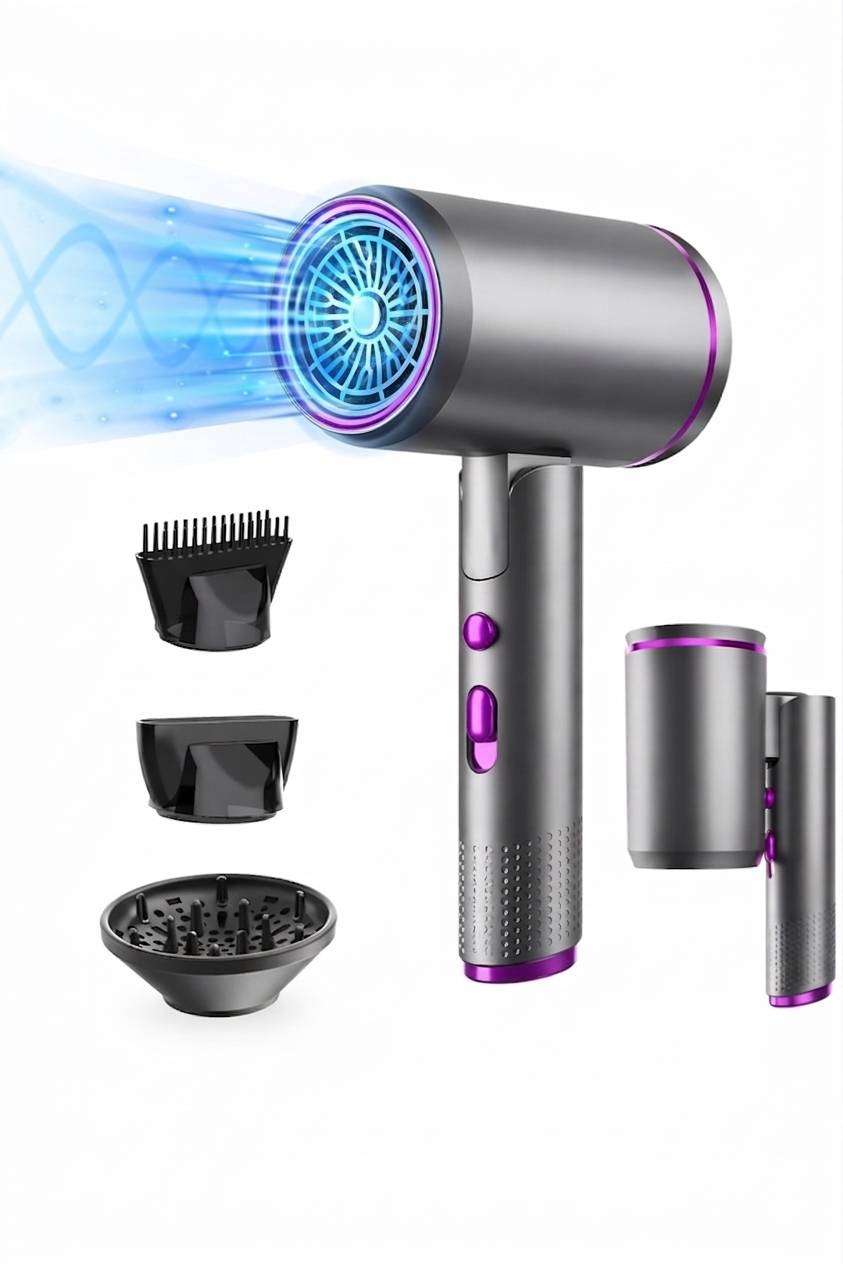 Secador de pelo plegable para viaje 2400W.
