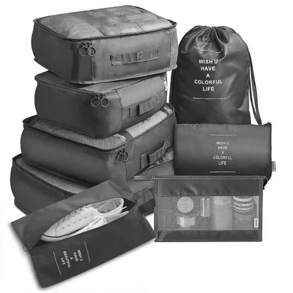 Organizador de viaje de 7 piezas para maleta y equipaje