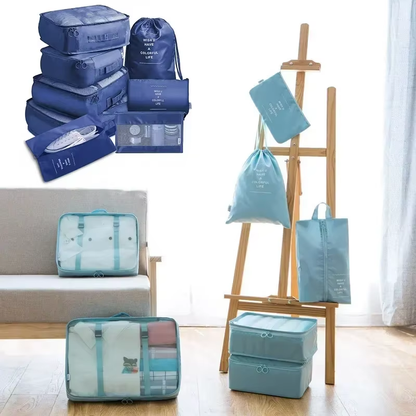 Organizador de viaje de 7 piezas para maleta y equipaje