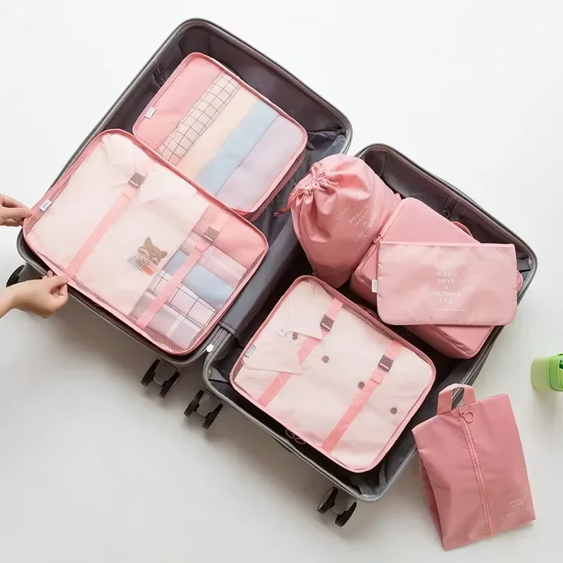 Organizador de viaje de 7 piezas para maleta y equipaje