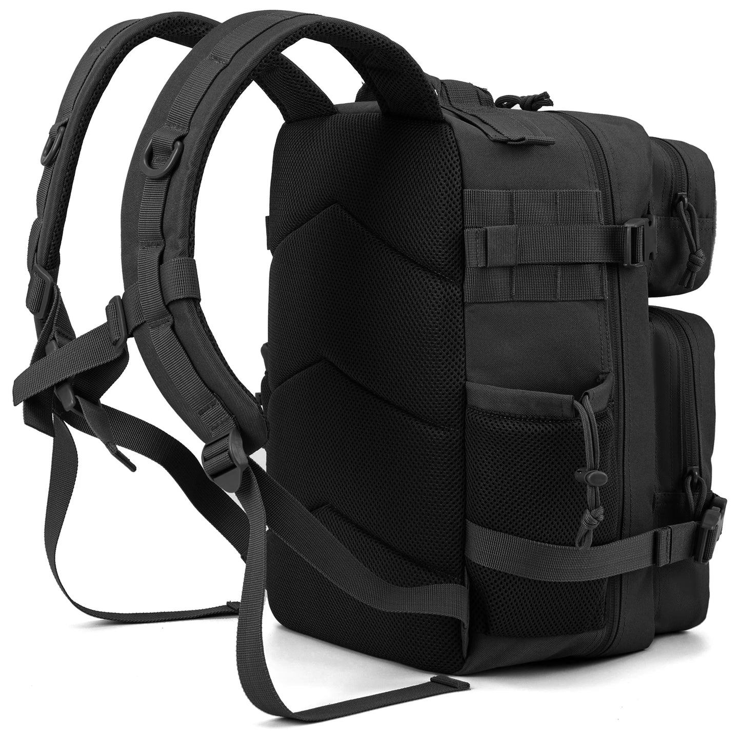 25L Tactical Backpack Outdoor Bag Fitness Backpack MOLLE Backpack Women'S/Men'S Hiking Survival Backpack Men'S Dual Cup Holder
