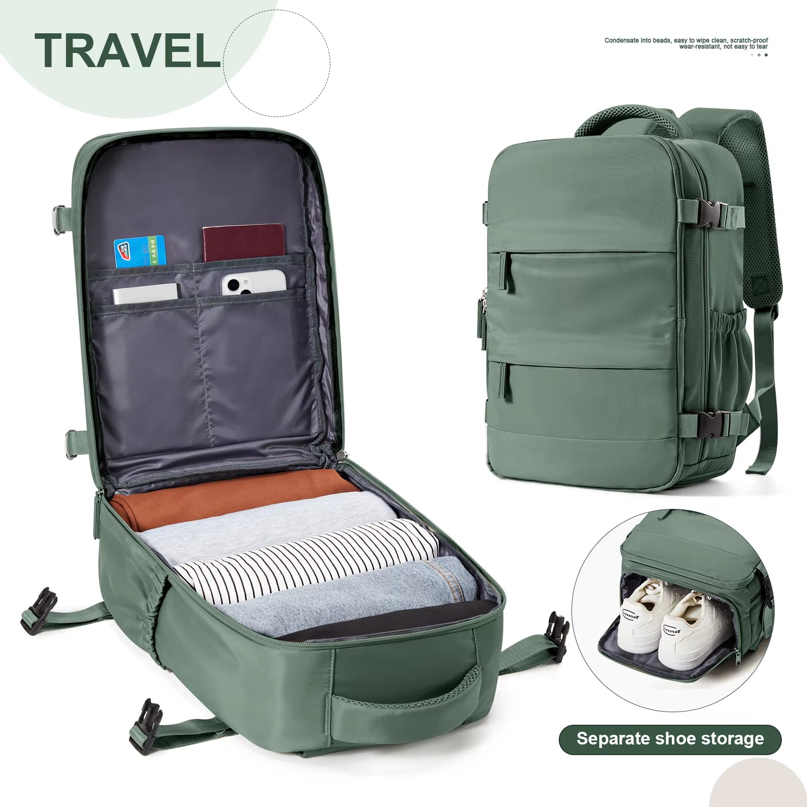 Ryanair Backpack 40X30X20 Cabin Bag Travel Backpack for Men Women Hand Luggage Leisure Laptop Backpack Mochila Para Viaje Cabina